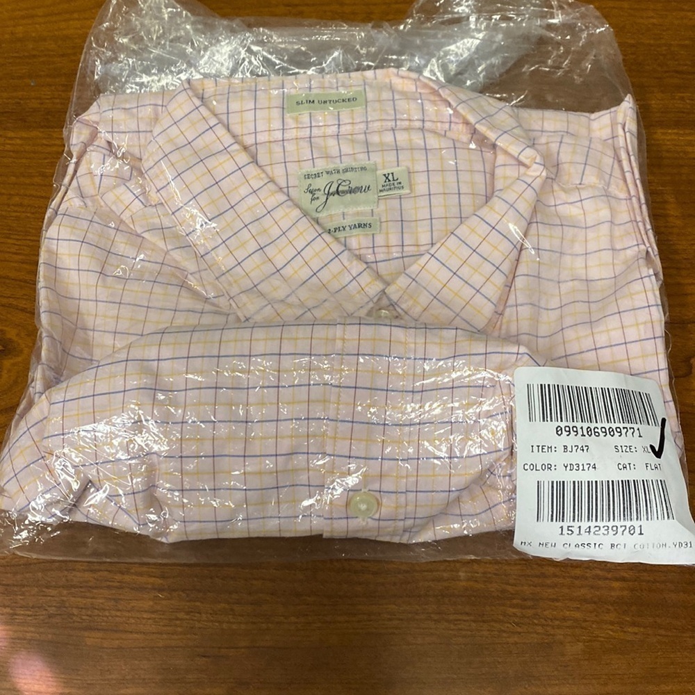 J Crew Secret Wash cotton poplin shirt BJ747 - Picture 2 of 3